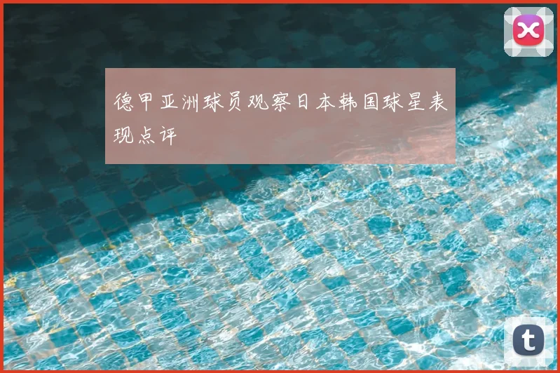 德甲亚洲球员观察日本韩国球星表现点评